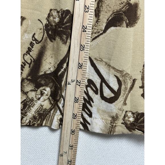 Panama Jack Men’s Brown Tropical Print Short Sleeve Button Up Shirt XL Hawaiian - Picture 10 of 12
